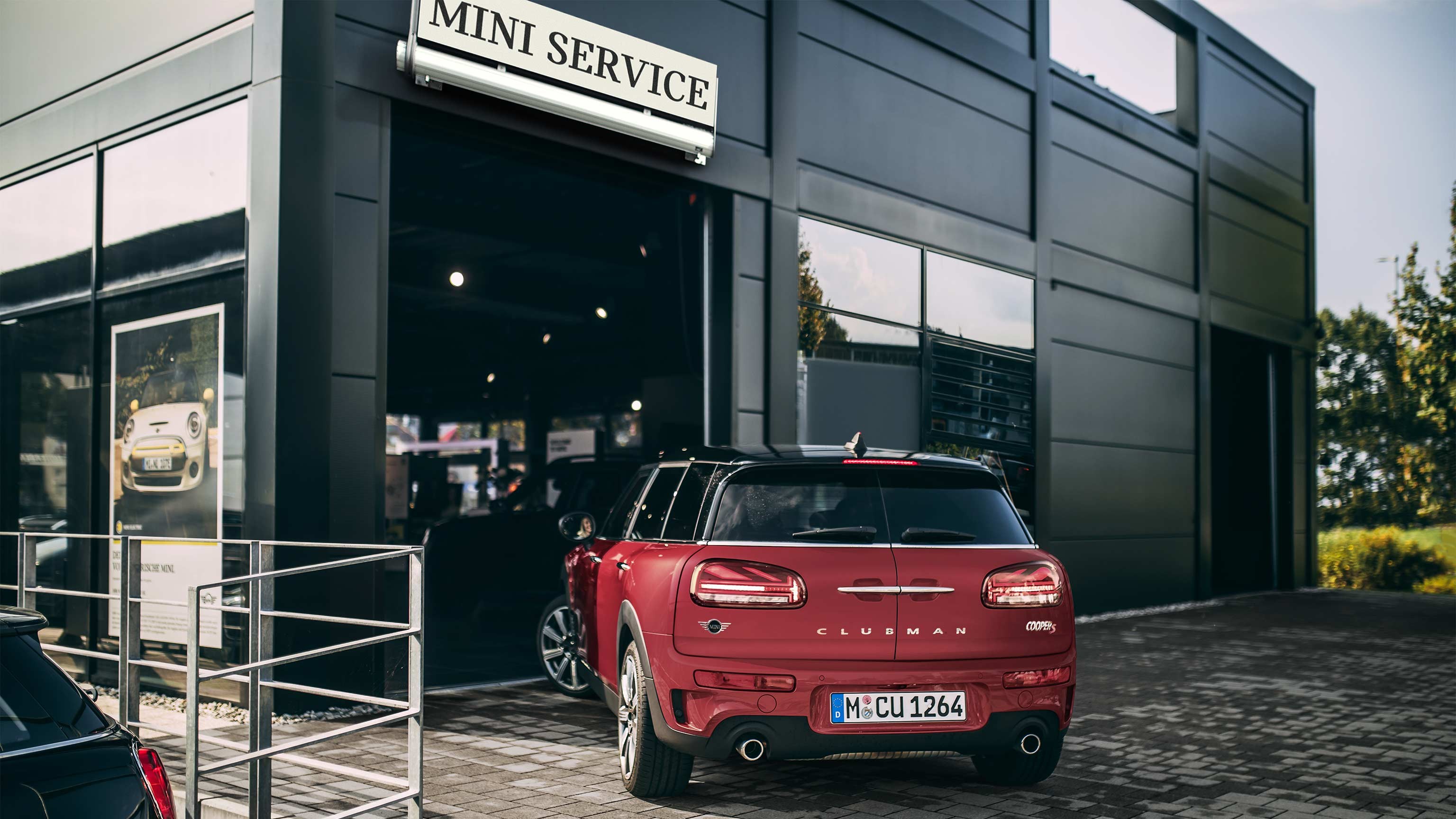 mini clubman - rot